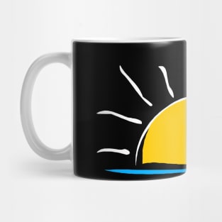 Blue Oceans Sunrise Mug